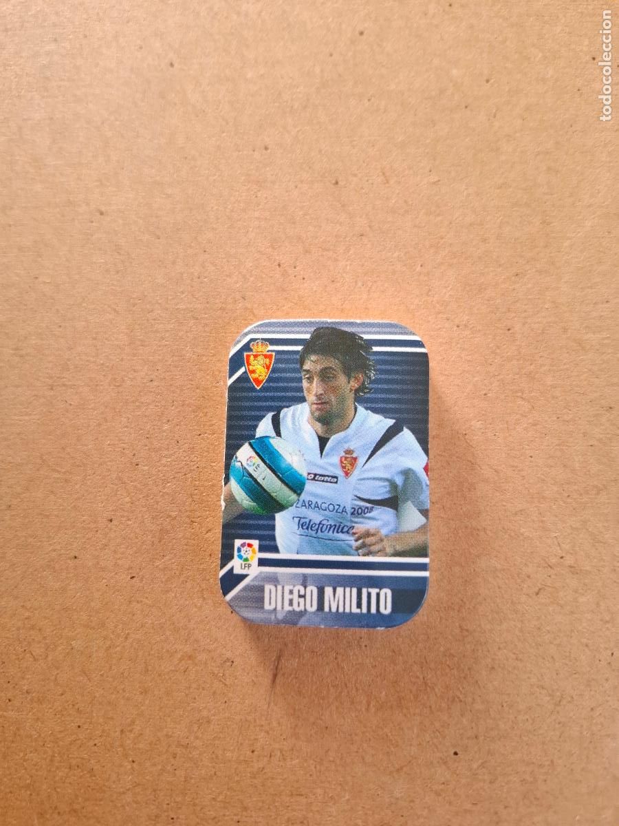 Coleccionismo cromos antiguos: ESTE 2007 2008 07 08 STAKS ( IMAN / IMANTADO ) - DIEGO MILITO - REAL ZARAGOZA