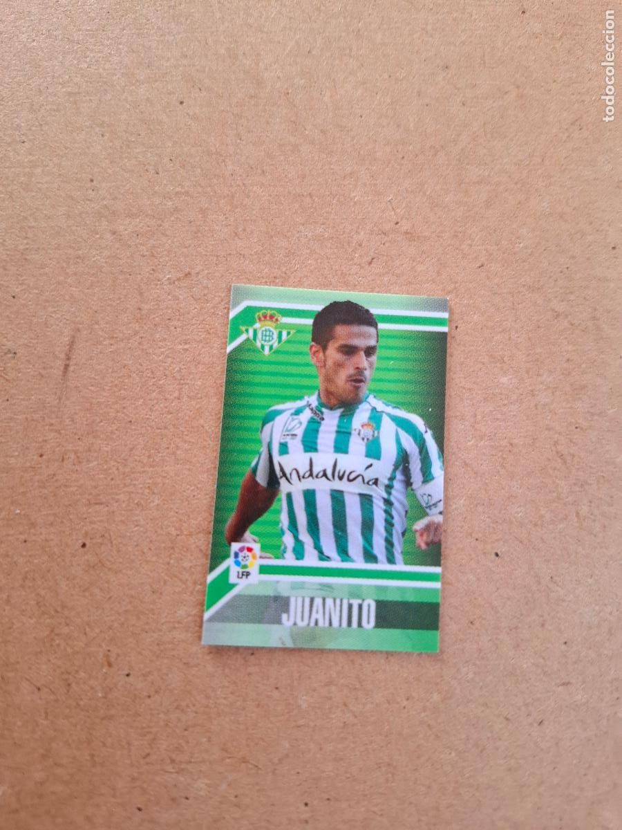Coleccionismo cromos antiguos: ESTE 2007 2008 07 08 &ndash; STAKS (ADHESIVO) JUANITO &ndash; REAL BETIS ( NUNCA PEGADO )