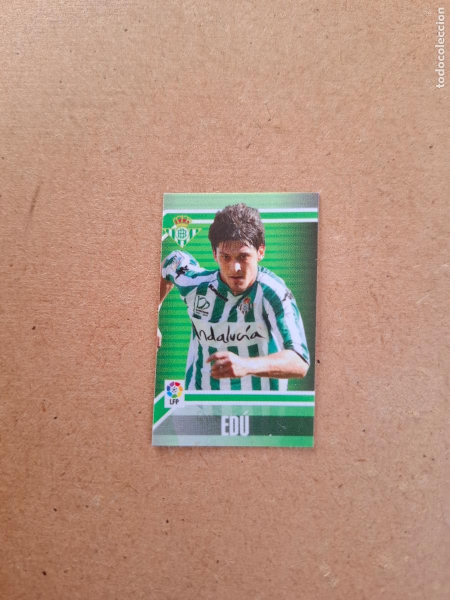 Coleccionismo cromos antiguos: ESTE 2007 2008 07 08 &ndash; STAKS (ADHESIVO) EDU &ndash; REAL BETIS ( NUNCA PEGADO )