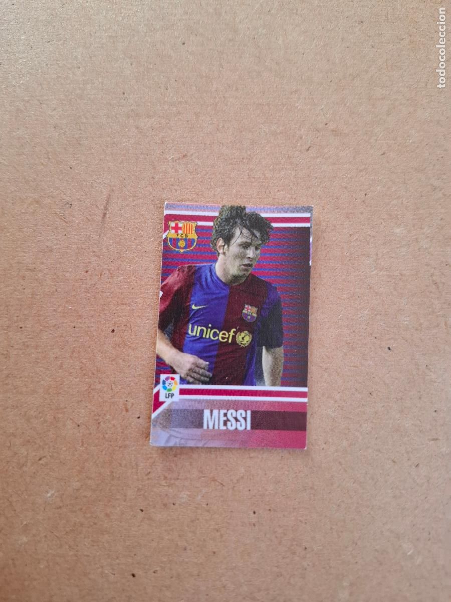 Coleccionismo cromos antiguos: ESTE 2007 2008 07 08 &ndash; STAKS (ADHESIVO) MESSI - FC. BARCELONA ( NUNCA PEGADO )