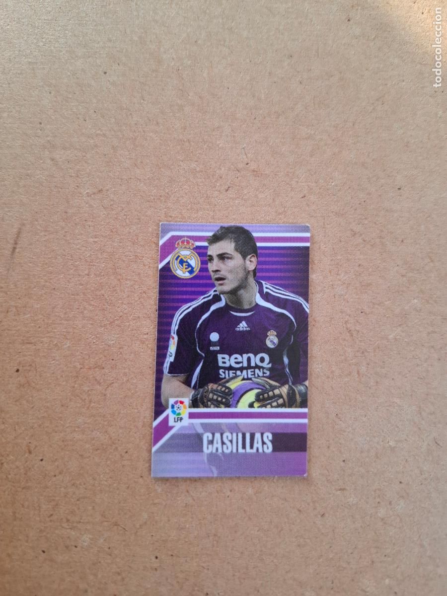 Coleccionismo cromos antiguos: ESTE 2007 2008 07 08 &ndash; STAKS (ADHESIVO) CASILLAS - REAL MADRID ( NUNCA PEGADO )