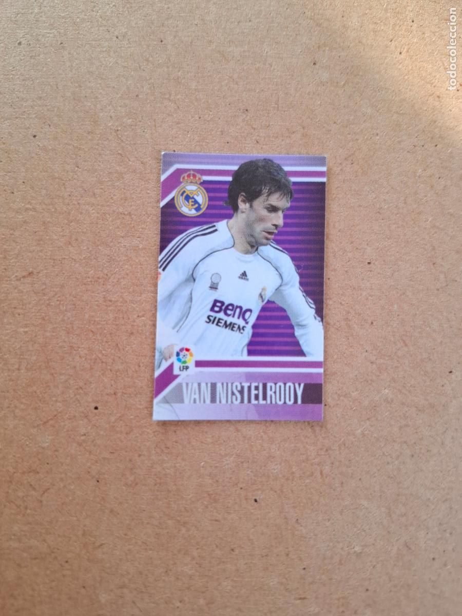 Coleccionismo cromos antiguos: ESTE 2007 2008 07 08 &ndash; STAKS (ADHESIVO) VAN NISTELROOY - REAL MADRID ( NUNCA PEGADO )