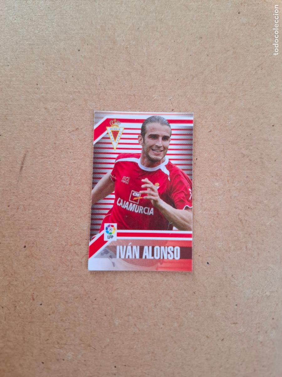 Coleccionismo cromos antiguos: ESTE 2007 2008 07 08 &ndash; STAKS (ADHESIVO) IV&Aacute;N ALONSO - REAL MURCIA ( NUNCA PEGADO )