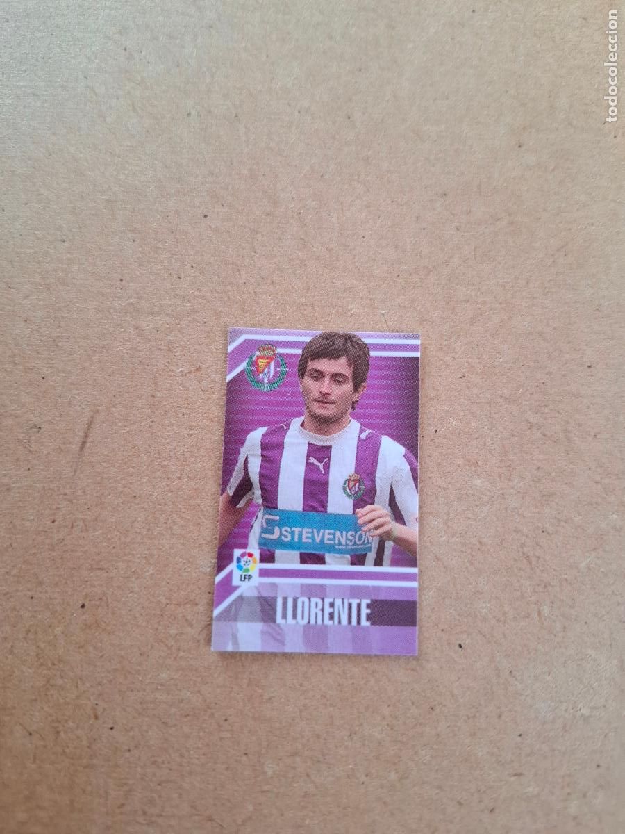 Coleccionismo cromos antiguos: ESTE 2007 2008 07 08 &ndash; STAKS (ADHESIVO) LLORENTE - REAL VALLADOLID ( NUNCA PEGADO )