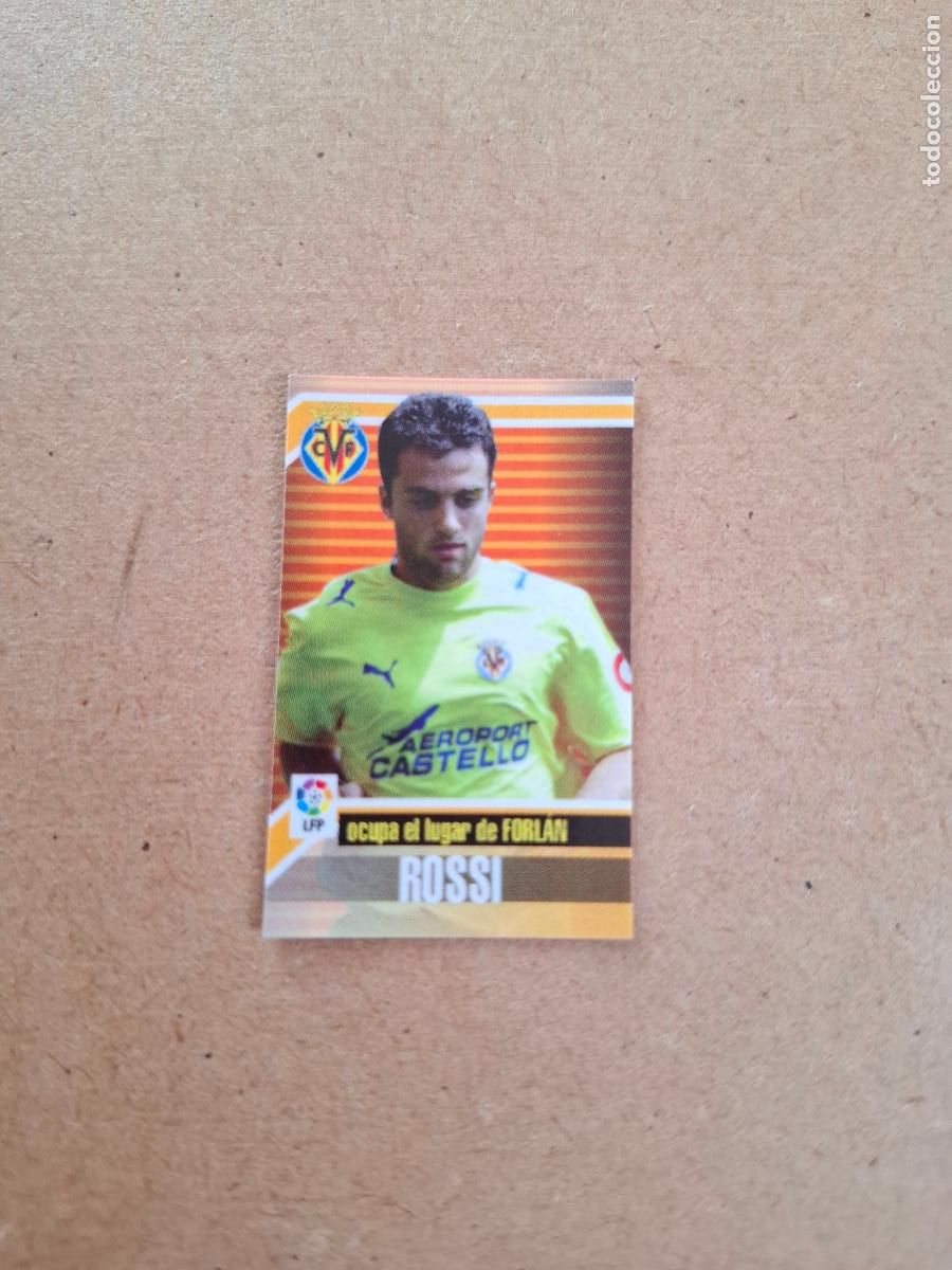 Coleccionismo cromos antiguos: ESTE 2007 2008 07 08 &ndash; STAKS (ADHESIVO) ROSSI - VILLARREAL CF ( NUNCA PEGADO )