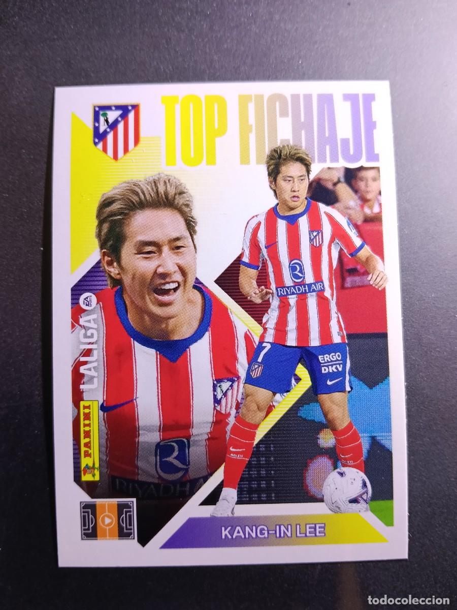 Coleccionismo cromos antiguos: CROMO KANG-IN LEE 68 TOP FICHAJE 68 ATL&Eacute;TICO DE MADRID LIGA 2026 2027 26 27 ESTE PANINI NUNCA PEGADO