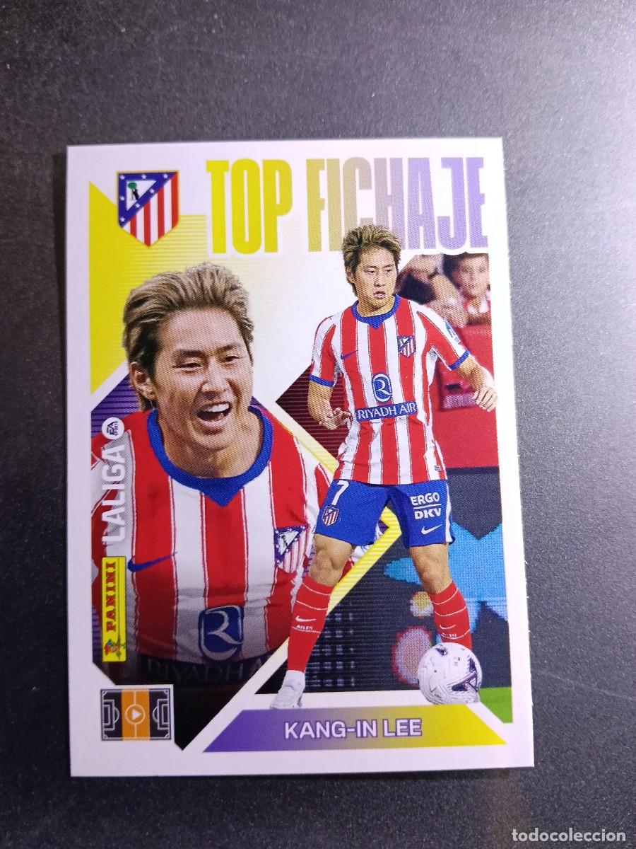 Coleccionismo cromos antiguos: CROMO KANG-IN LEE 68 TOP FICHAJE 68 ATL&Eacute;TICO DE MADRID LIGA 2026 2027 26 27 ESTE PANINI NUNCA PEGADO