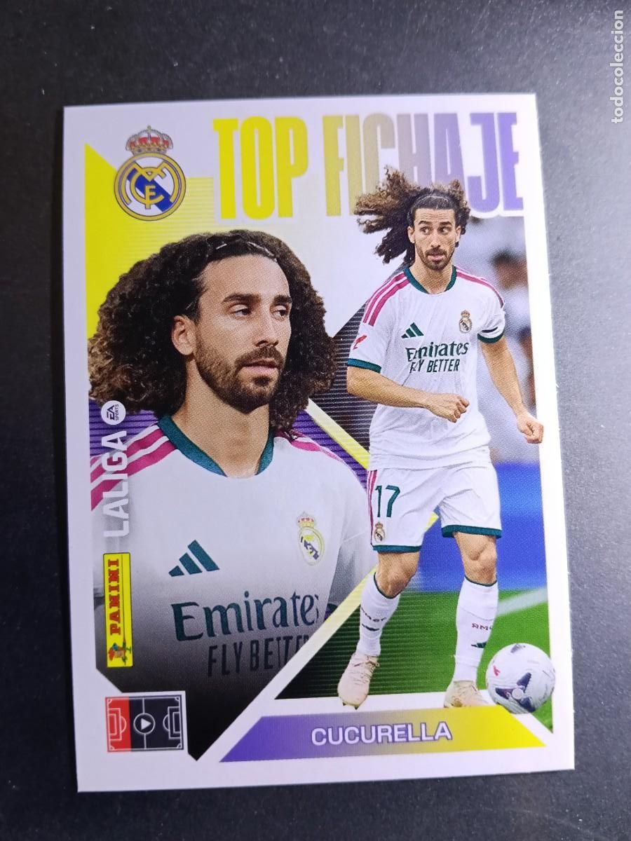 Coleccionismo cromos antiguos: CROMO CUCURELLA TOP FICHAJE 67 REAL MADRID LIGA 2026 2027 26 27 ESTE PANINI NUNCA PEGADO