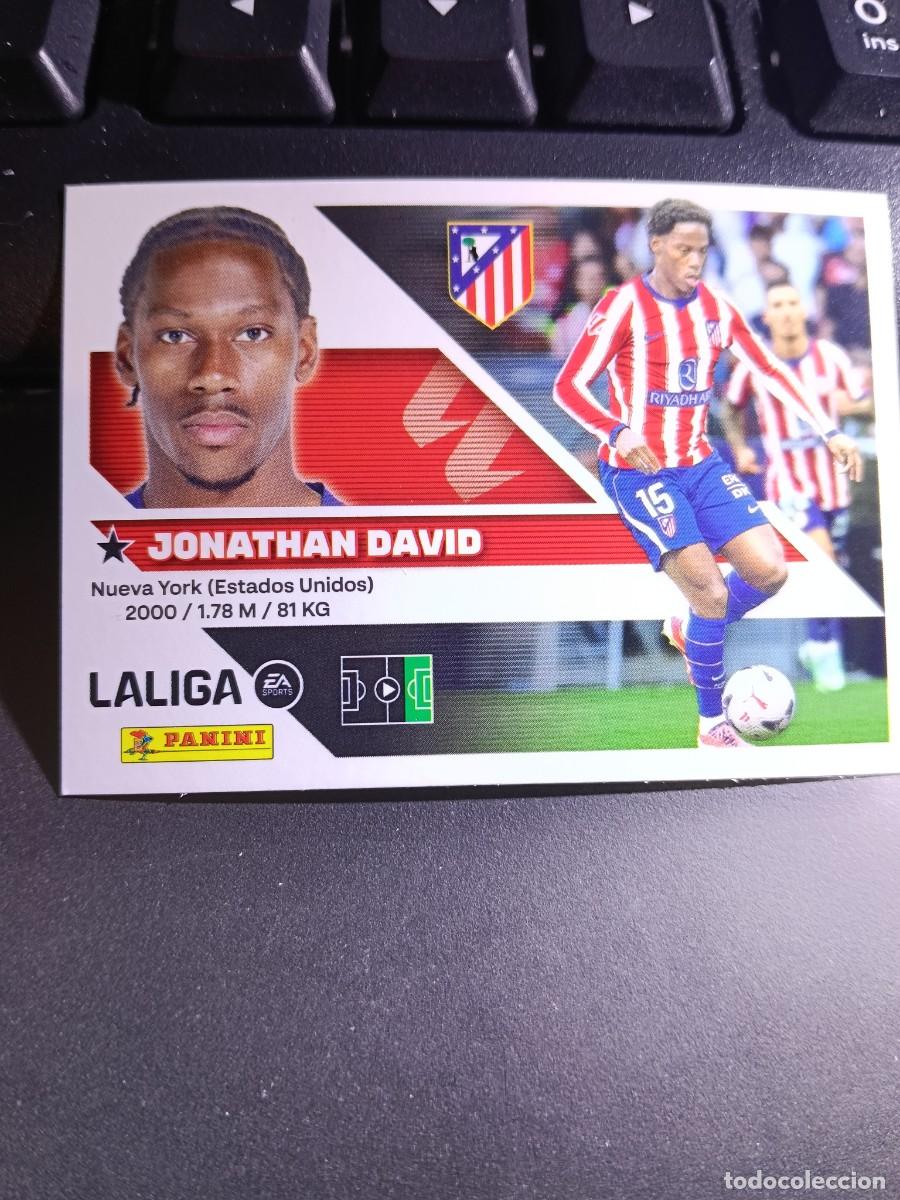 Coleccionismo cromos antiguos: CROMO JONATHAN DAVID FICHAJE 66 &Uacute;LTIMOS FICHAJES 66 ATL&Eacute;TICO DE MADRID 2026 2027 26 27 ESTE PANINI
