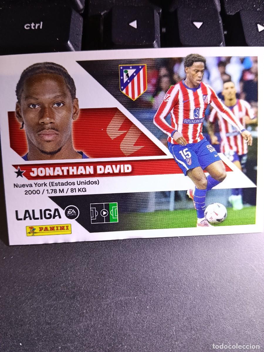 Coleccionismo cromos antiguos: CROMO JONATHAN DAVID FICHAJE 66 &Uacute;LTIMOS FICHAJES 66 ATL&Eacute;TICO DE MADRID 2026 2027 26 27 ESTE PANINI