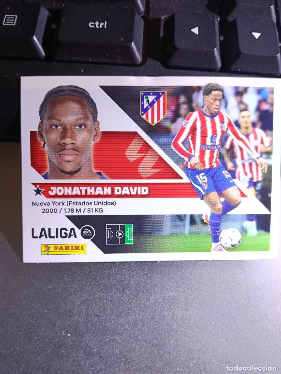 Coleccionismo cromos antiguos: CROMO JONATHAN DAVID 66 FICHAJE 66 &Uacute;LTIMOS FICHAJES 66 ATL&Eacute;TICO MADRID 2026 2027 26 27 ESTE PANINI