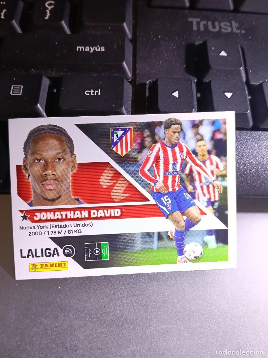 Coleccionismo cromos antiguos: CROMO JONATHAN DAVID 66 FICHAJE 66 &Uacute;LTIMOS FICHAJES 66 ATL&Eacute;TICO MADRID 2026 2027 26 27 ESTE PANINI