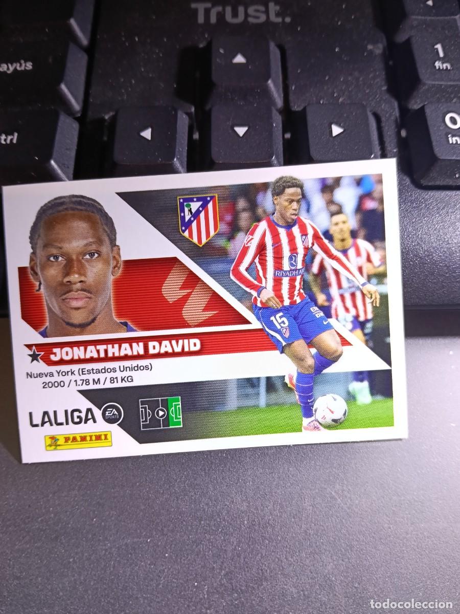 Coleccionismo cromos antiguos: CROMO JONATHAN DAVID 66 FICHAJE 66 &Uacute;LTIMOS FICHAJES 66 ATL&Eacute;TICO MADRID 2026 2027 26 27 ESTE PANINI