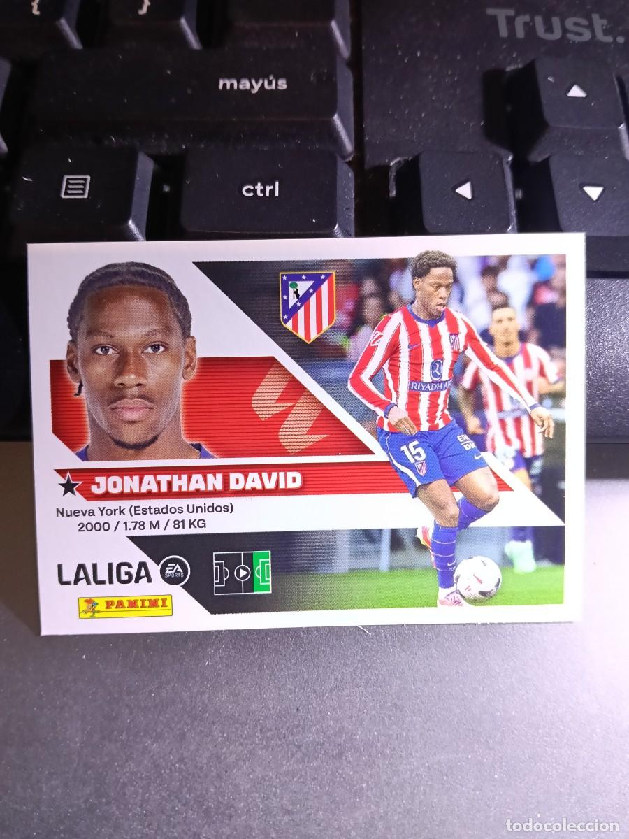 Coleccionismo cromos antiguos: CROMO JONATHAN DAVID 66 FICHAJE 66 &Uacute;LTIMOS FICHAJES 66 ATL&Eacute;TICO MADRID 2026 2027 26 27 ESTE PANINI