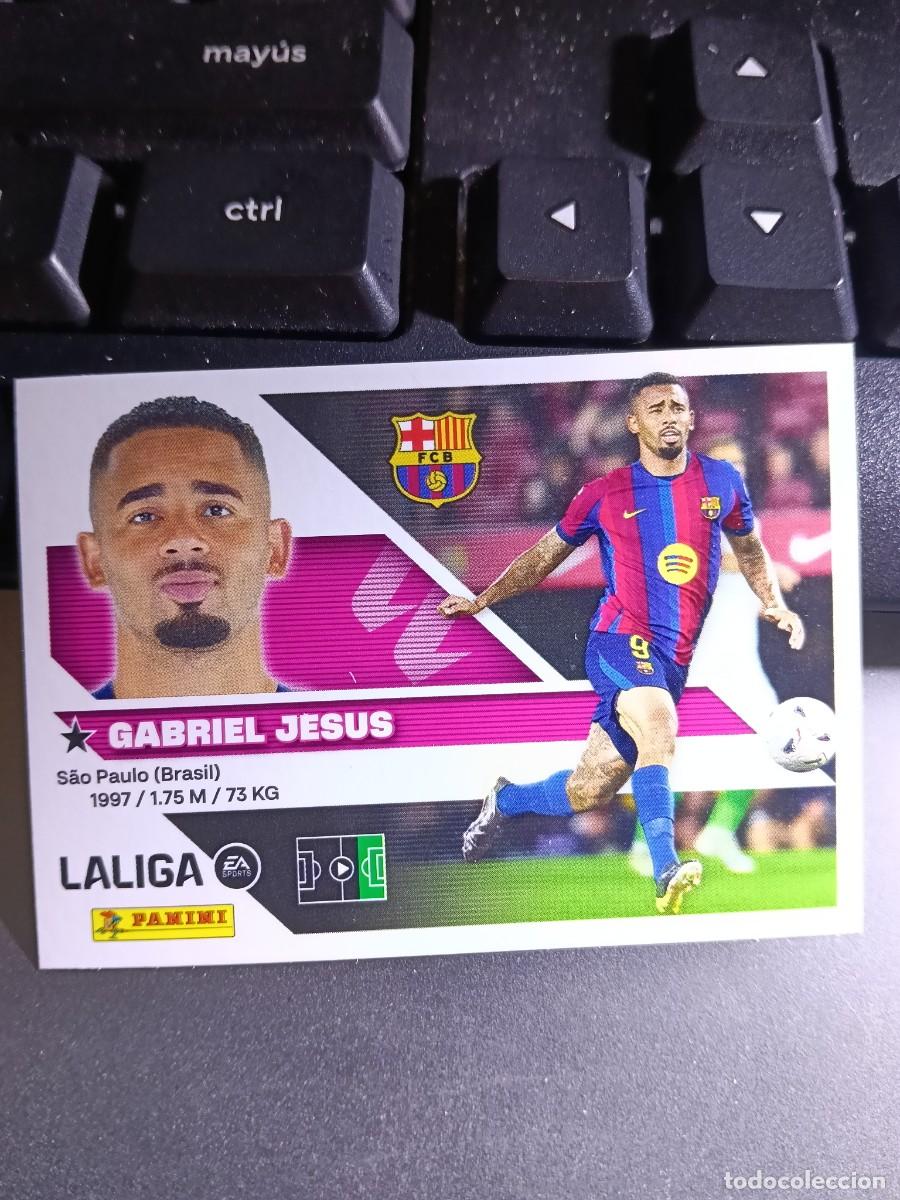 Coleccionismo cromos antiguos: CROMO GABRIEL JESUS 63 FICHAJE 63 &Uacute;LTIMOS FICHAJES 63 BARCELONA LIGA 2026 2027 26 27 ESTE PANINI