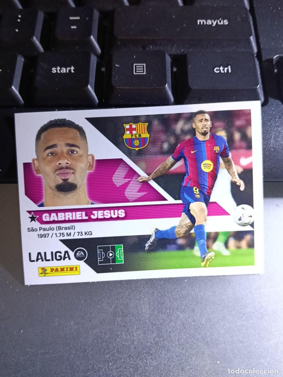 Coleccionismo cromos antiguos: CROMO GABRIEL JESUS 63 FICHAJE 63 &Uacute;LTIMOS FICHAJES 63 BARCELONA LIGA 2026 2027 26 27 ESTE PANINI