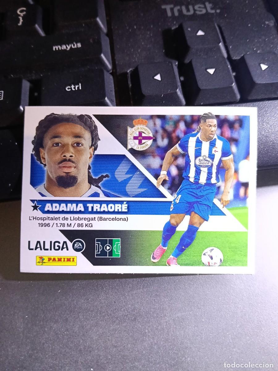 Coleccionismo cromos antiguos: CROMO ADAMA TRAORE 62 FICHAJE 62 &Uacute;LTIMOS FICHAJES 62 DEPORTIVO DE CORU&Ntilde;A 2026 2027 26 27 ESTE PANINI