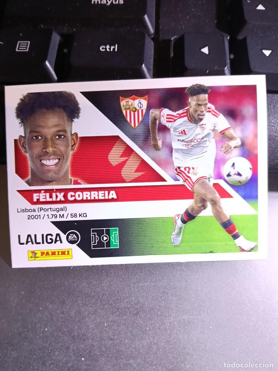Coleccionismo cromos antiguos: CROMO FELIX CORREIA 61 FICHAJE 61 &Uacute;LTIMOS FICHAJES 61 SEVILLA LIGA 2026 2027 26 27 ESTE PANINI NUNCA