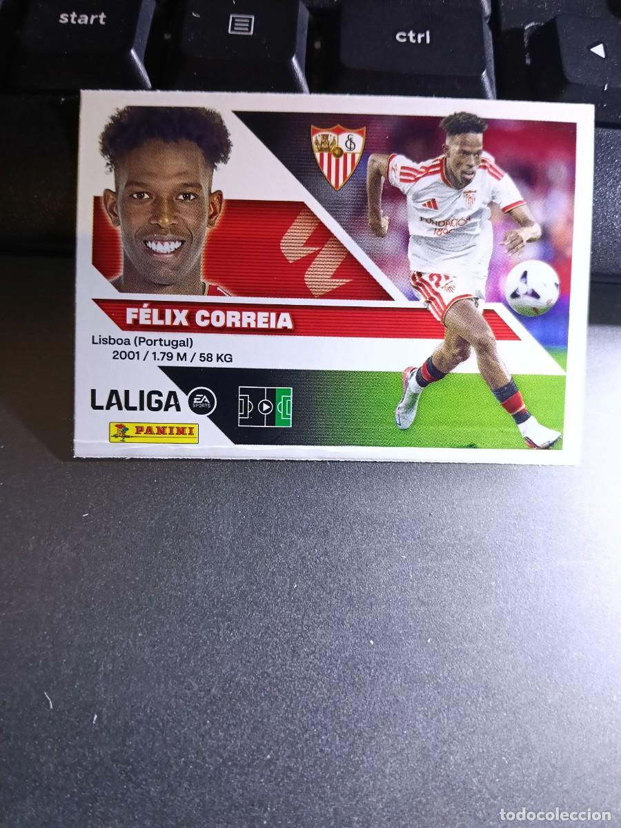 Coleccionismo cromos antiguos: CROMO FELIX CORREIA 61 FICHAJE 61 &Uacute;LTIMOS FICHAJES 61 SEVILLA LIGA 2026 2027 26 27 ESTE PANINI NUNCA