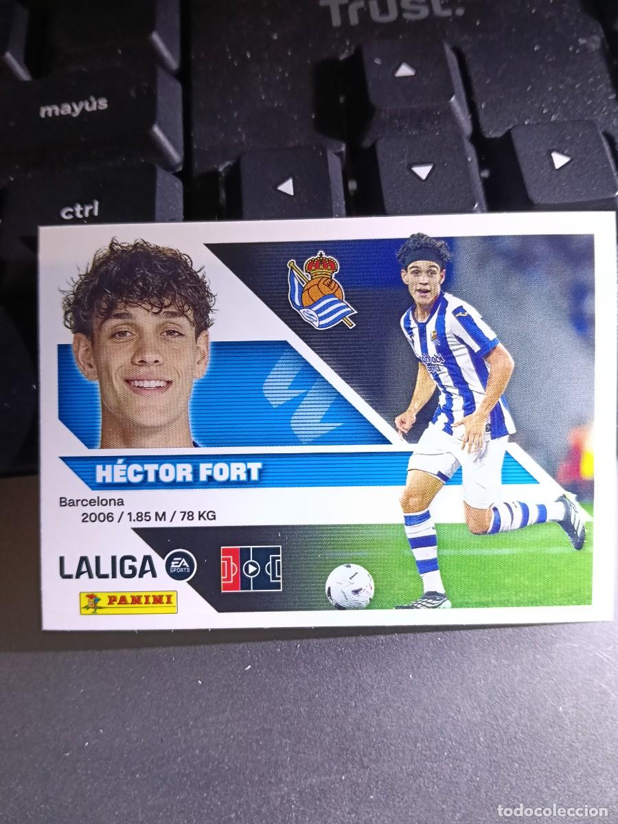 Coleccionismo cromos antiguos: CROMO HECTOR FORT 59 FICHAJE 59 &Uacute;LTIMOS FICHAJES 59 REAL SOCIEDAD LIGA 2026 2027 26 27 ESTE PANINI