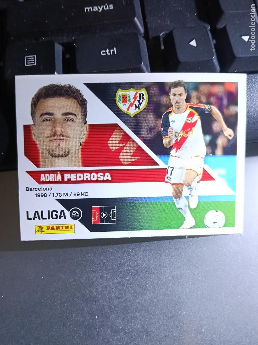 Coleccionismo cromos antiguos: CROMO PEDROSA 53 FICHAJE 53 &Uacute;LTIMOS FICHAJES 53 RAYO VALLECANO LIGA 2026 2027 26 27 ESTE PANINI NUNC