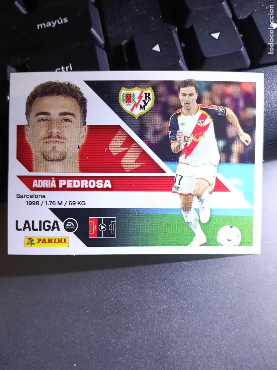 Coleccionismo cromos antiguos: CROMO PEDROSA 53 FICHAJE 53 &Uacute;LTIMOS FICHAJES 53 RAYO VALLECANO LIGA 2026 2027 26 27 ESTE PANINI NUNC