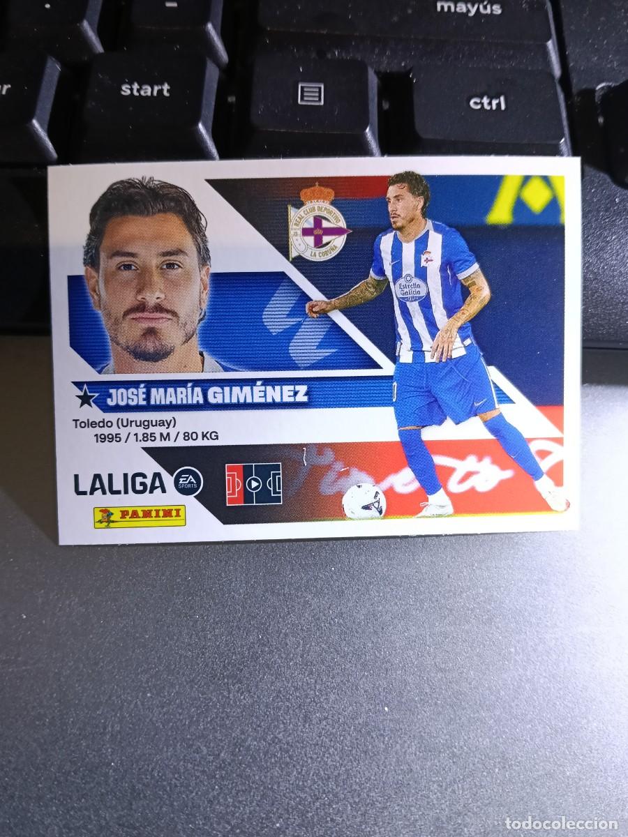Coleccionismo cromos antiguos: CROMO GIMENEZ 52 FICHAJE 52 &Uacute;LTIMOS FICHAJES 52 DEPORTIVO DE CORU&Ntilde;A LIGA 2026 2027 26 27 ESTE PANINI