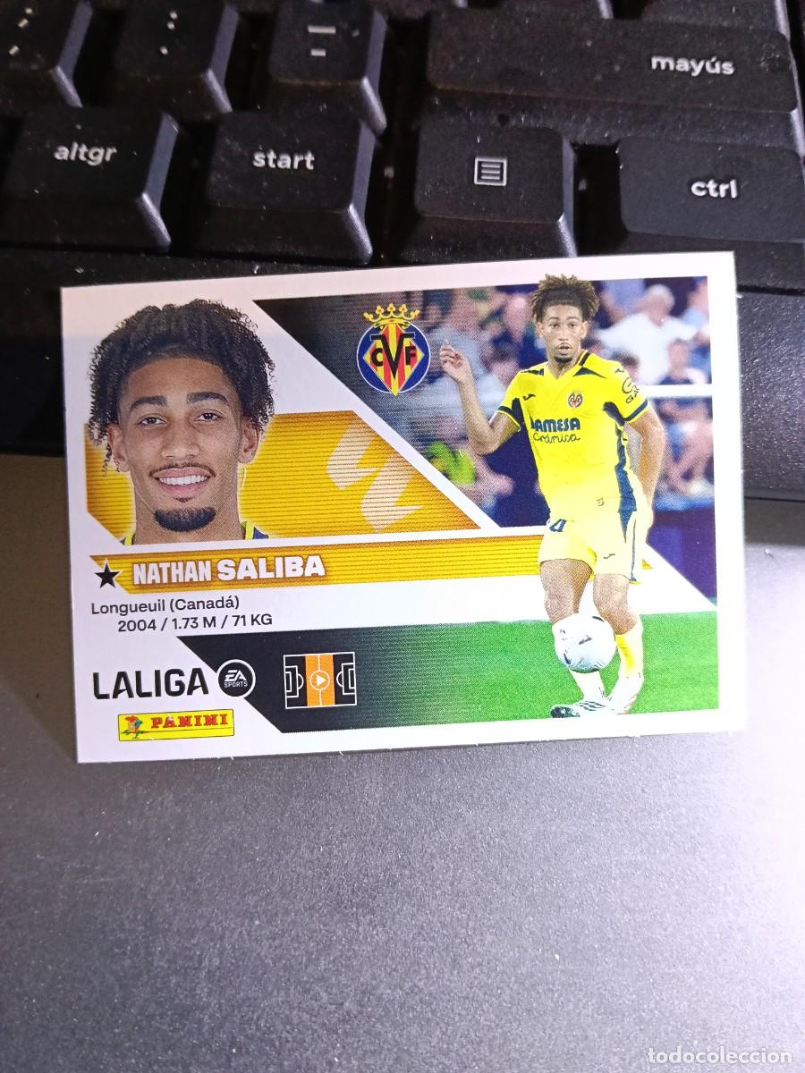 Coleccionismo cromos antiguos: CROMO SALIBA 51 FICHAJE 51 &Uacute;LTIMOS FICHAJES 51 VILLARREAL LIGA 2026 2027 26 27 ESTE PANINI NUNCA PEG