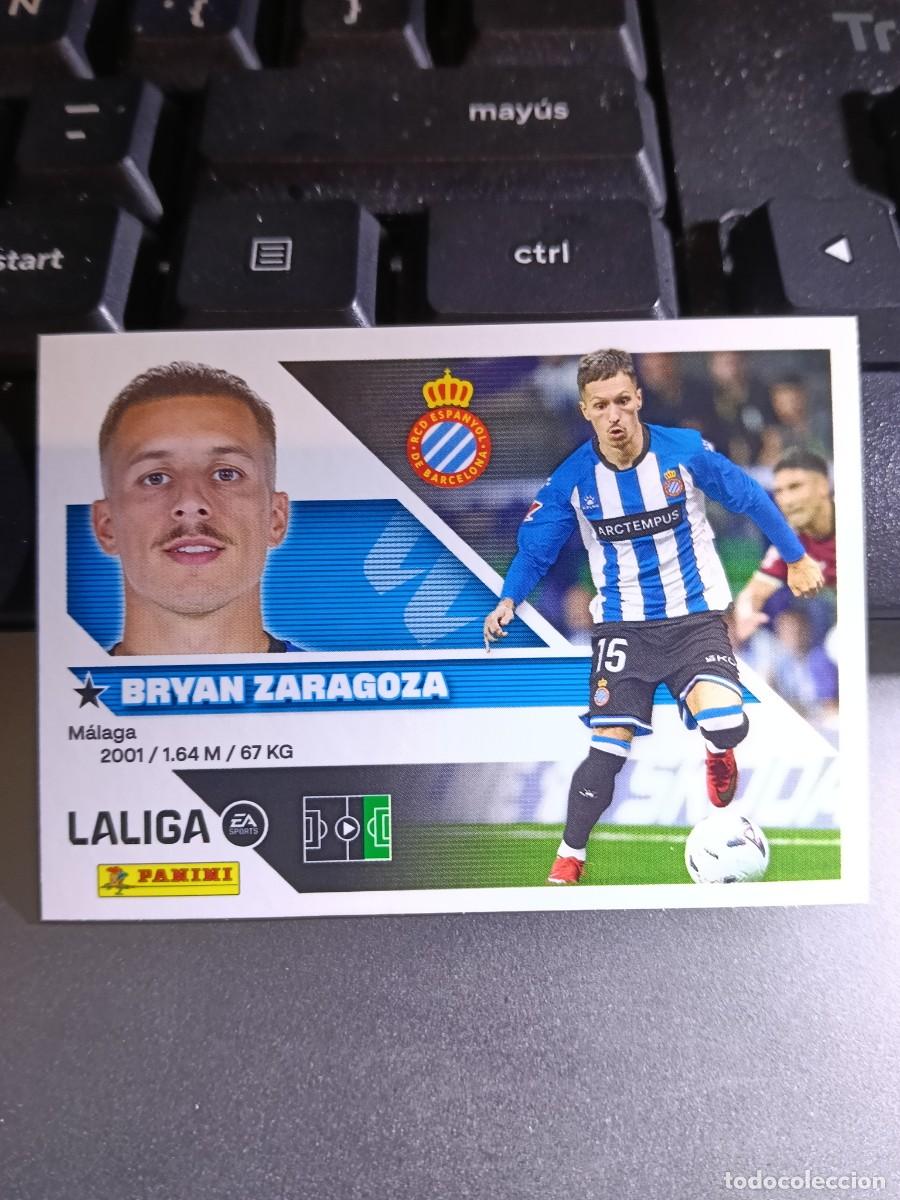Coleccionismo cromos antiguos: CROMO BRYAN ZARAGOZA 50 FICHAJE 50 &Uacute;LTIMOS FICHAJES 50 ESPANYOL LIGA 2026 2027 26 27 ESTE PANINI