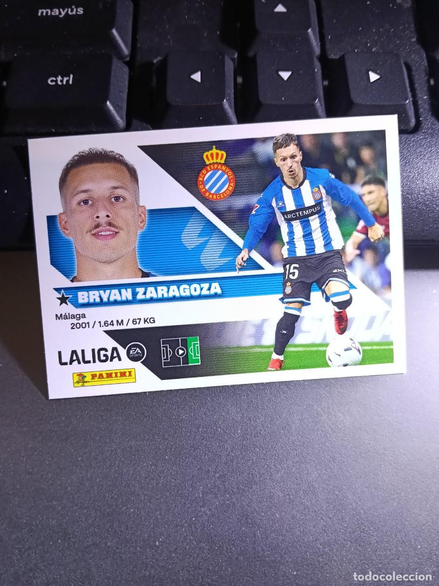Coleccionismo cromos antiguos: CROMO BRYAN ZARAGOZA 50 FICHAJE 50 &Uacute;LTIMOS FICHAJES 50 ESPANYOL LIGA 2026 2027 26 27 ESTE PANINI