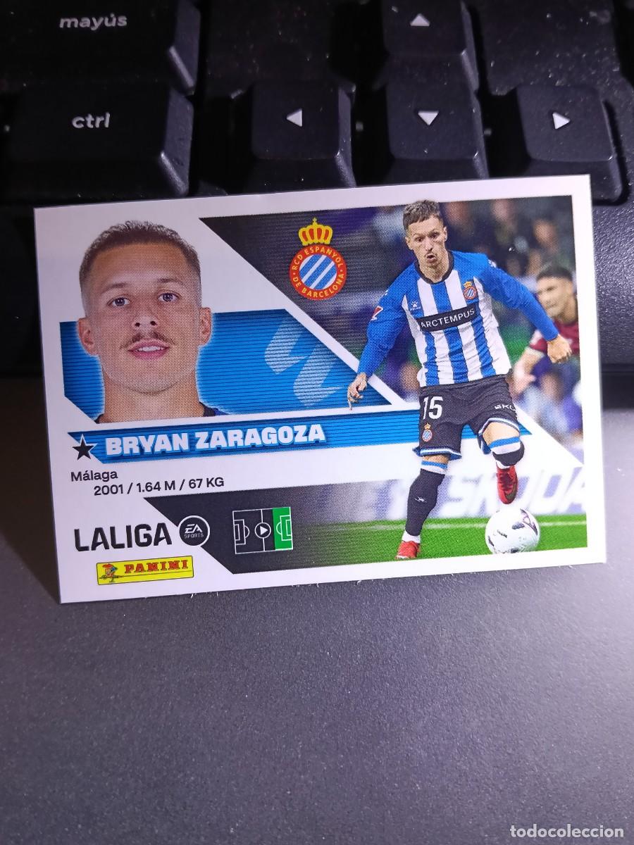 Coleccionismo cromos antiguos: CROMO BRYAN ZARAGOZA 50 FICHAJE 50 &Uacute;LTIMOS FICHAJES 50 ESPANYOL LIGA 2026 2027 26 27 ESTE PANINI