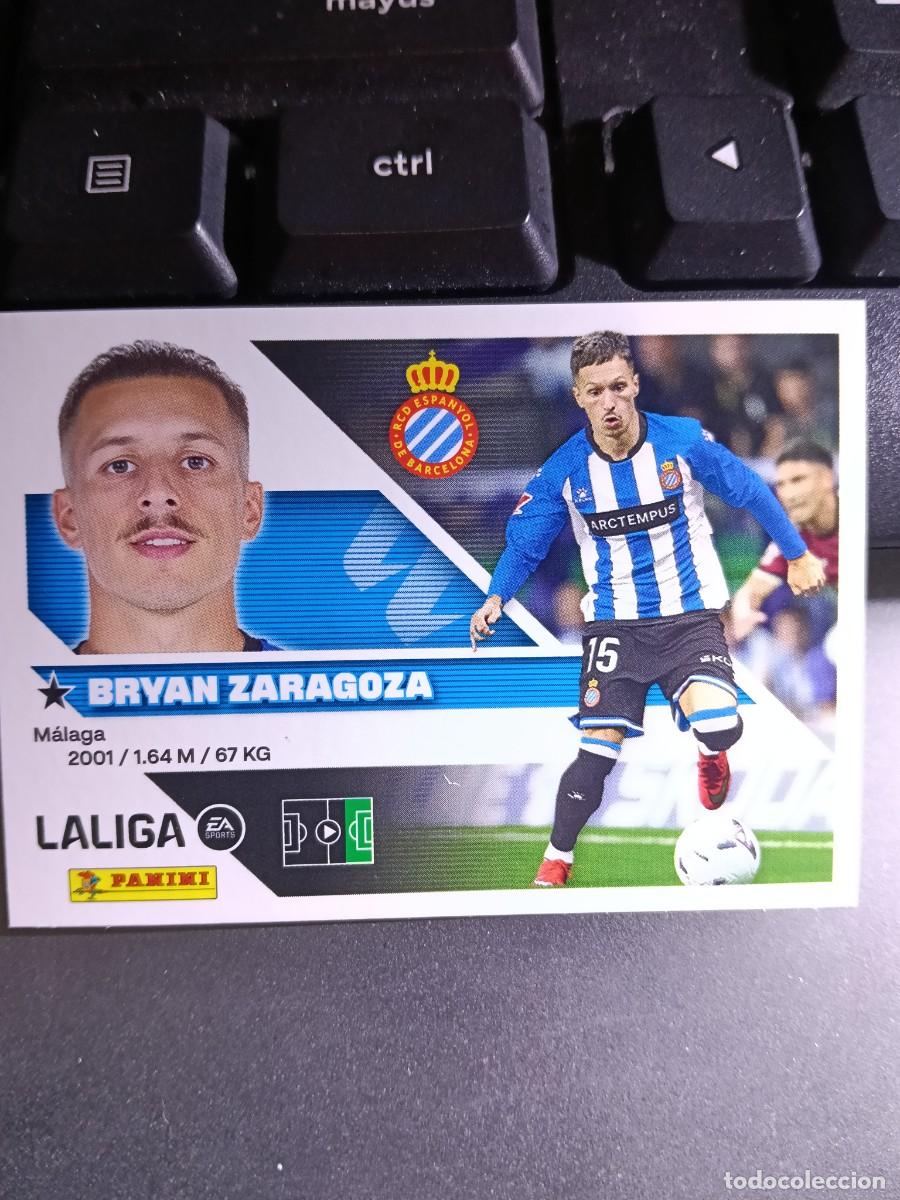 Coleccionismo cromos antiguos: CROMO BRYAN ZARAGOZA 50 FICHAJE 50 &Uacute;LTIMOS FICHAJES 50 ESPANYOL LIGA 2026 2027 26 27 ESTE PANINI
