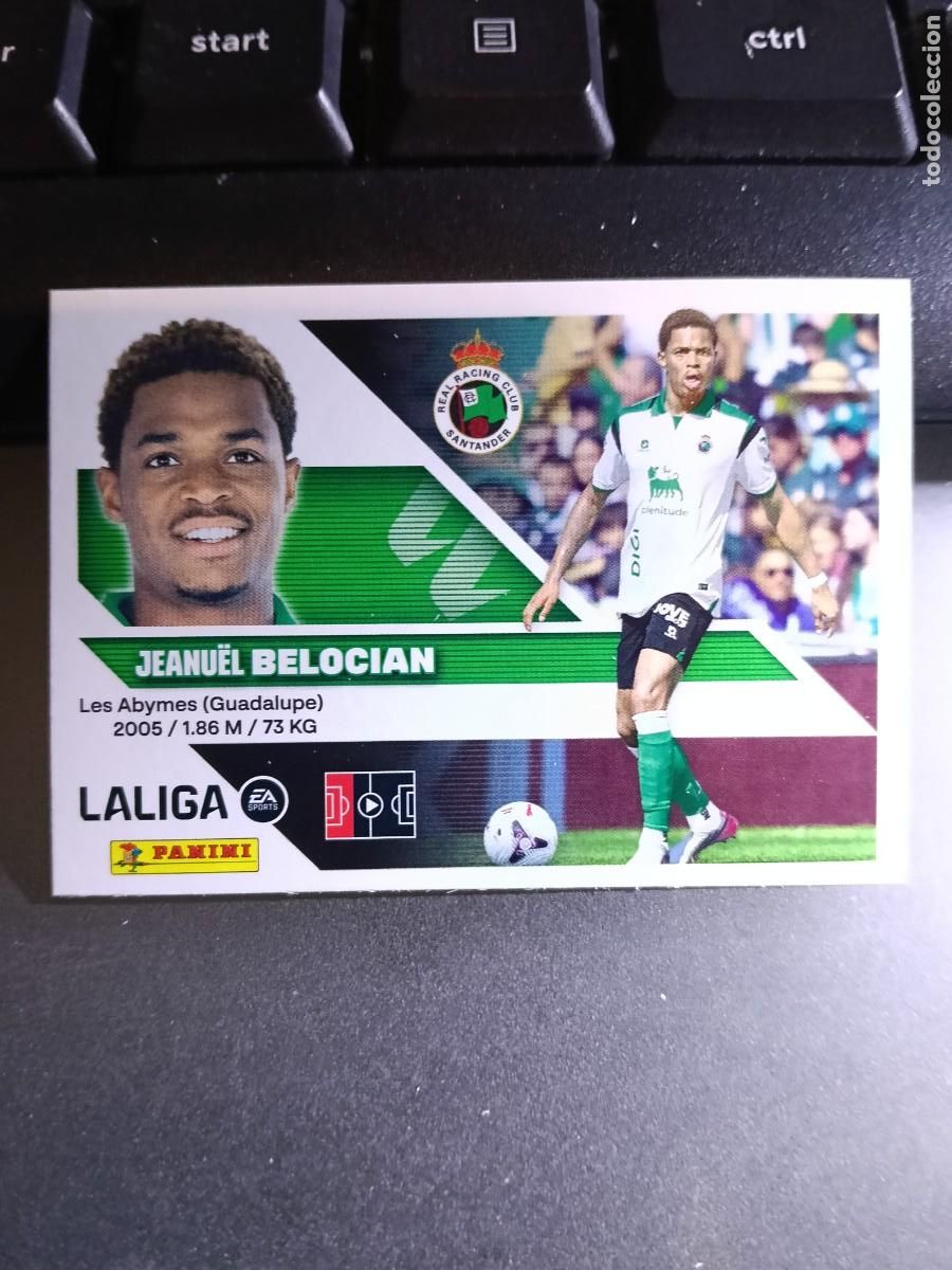 Coleccionismo cromos antiguos: CROMO BELOCIAN 47 FICHAJE 47 &Uacute;LTIMOS FICHAJES 47 RACING SANTANDER LIGA 2026 2027 26 27 ESTE PANINI