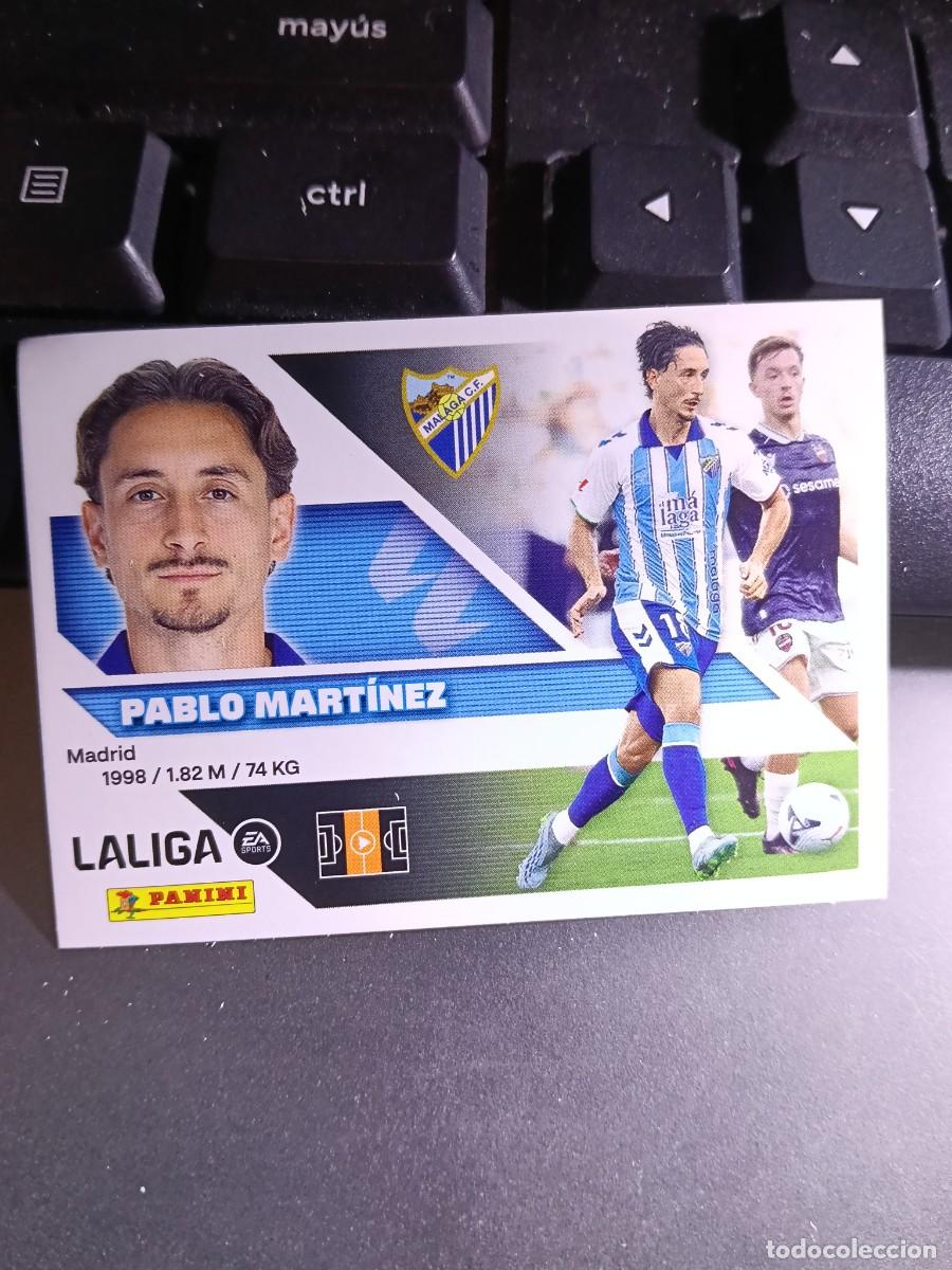 Coleccionismo cromos antiguos: CROMO PABLO MARTINEZ 45 FICHAJE 45 &Uacute;LTIMOS FICHAJES 45 MALAGA LIGA 2026 2027 26 27 ESTE PANINI NUNCA