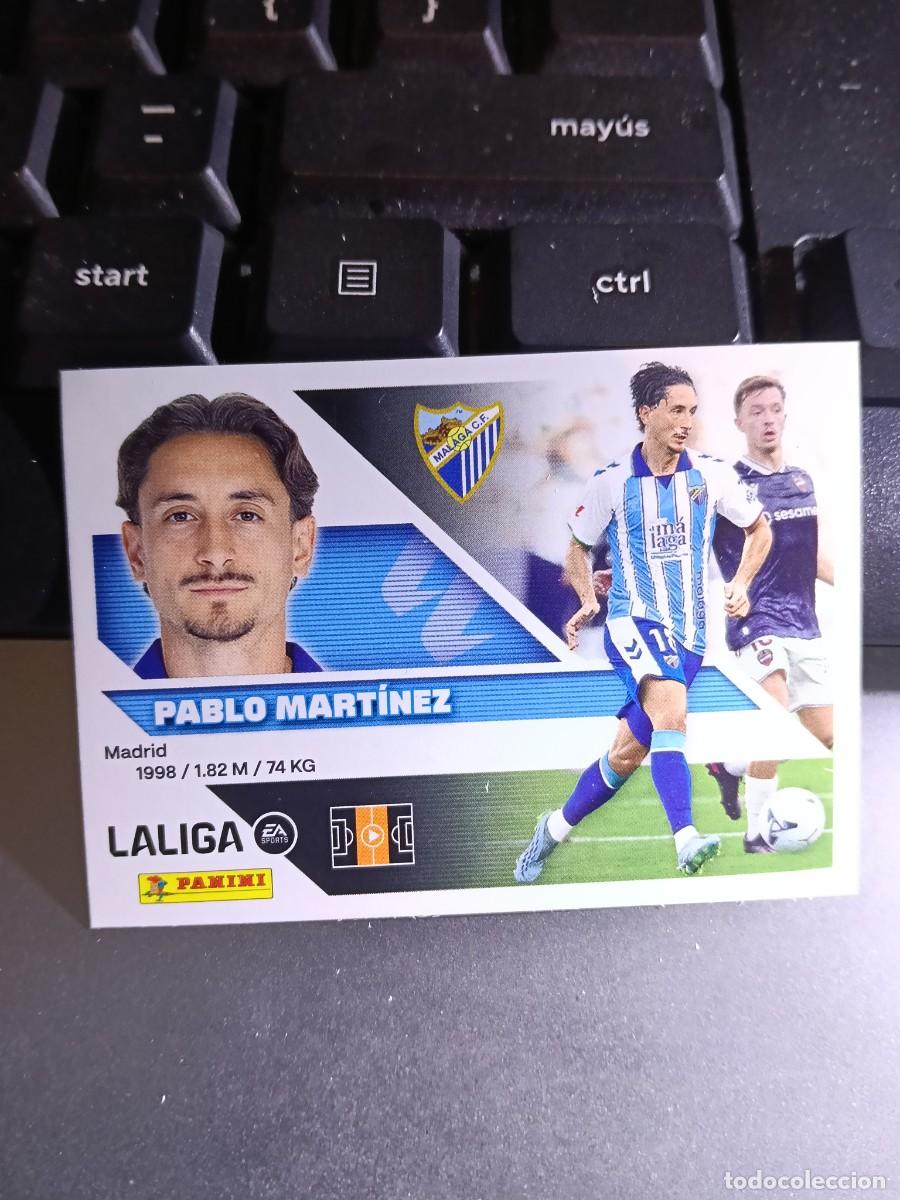 Coleccionismo cromos antiguos: CROMO PABLO MARTINEZ 45 FICHAJE 45 &Uacute;LTIMOS FICHAJES 45 MALAGA LIGA 2026 2027 26 27 ESTE PANINI NUNCA