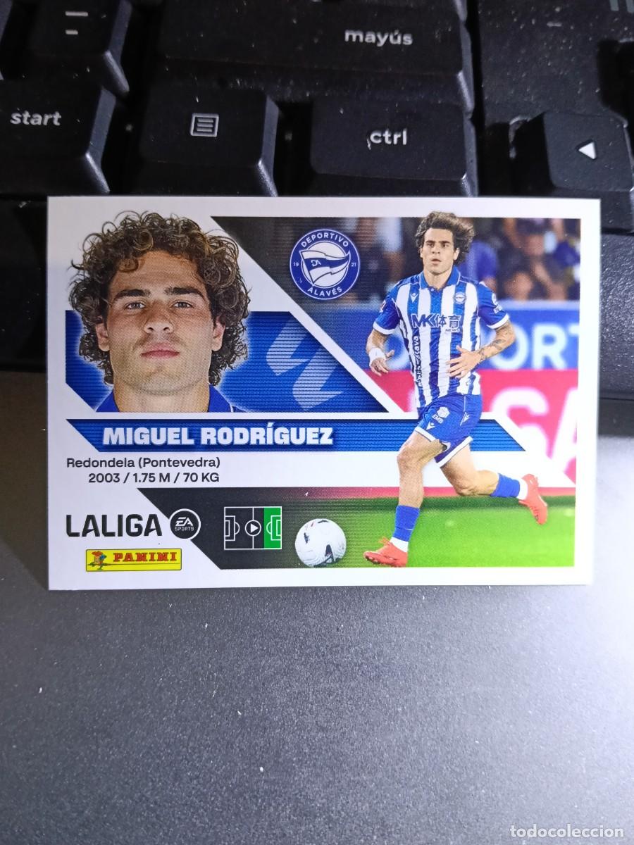 Coleccionismo cromos antiguos: CROMO MIGUEL RODR&Iacute;GUEZ 44 FICHAJE 44 &Uacute;LTIMOS FICHAJES 44 ALAVES LIGA 2026 2027 26 27 ESTE PANINI