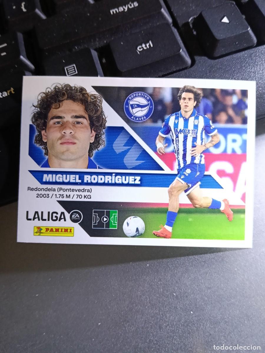 Coleccionismo cromos antiguos: CROMO MIGUEL RODR&Iacute;GUEZ 44 FICHAJE 44 &Uacute;LTIMOS FICHAJES 44 ALAVES LIGA 2026 2027 26 27 ESTE PANINI