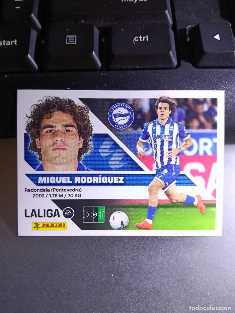 Coleccionismo cromos antiguos: CROMO MIGUEL RODR&Iacute;GUEZ 44 FICHAJE 44 &Uacute;LTIMOS FICHAJES 44 ALAVES LIGA 2026 2027 26 27 ESTE PANINI