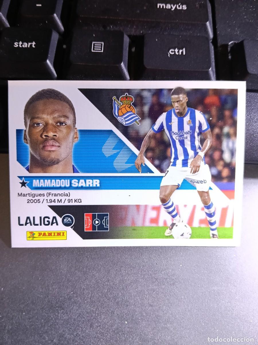 Coleccionismo cromos antiguos: CROMO SARR 43 FICHAJE 43 &Uacute;LTIMOS FICHAJES 43 REAL SOCIEDAD LIGA 2026 2027 26 27 ESTE PANINI NUNCA PE