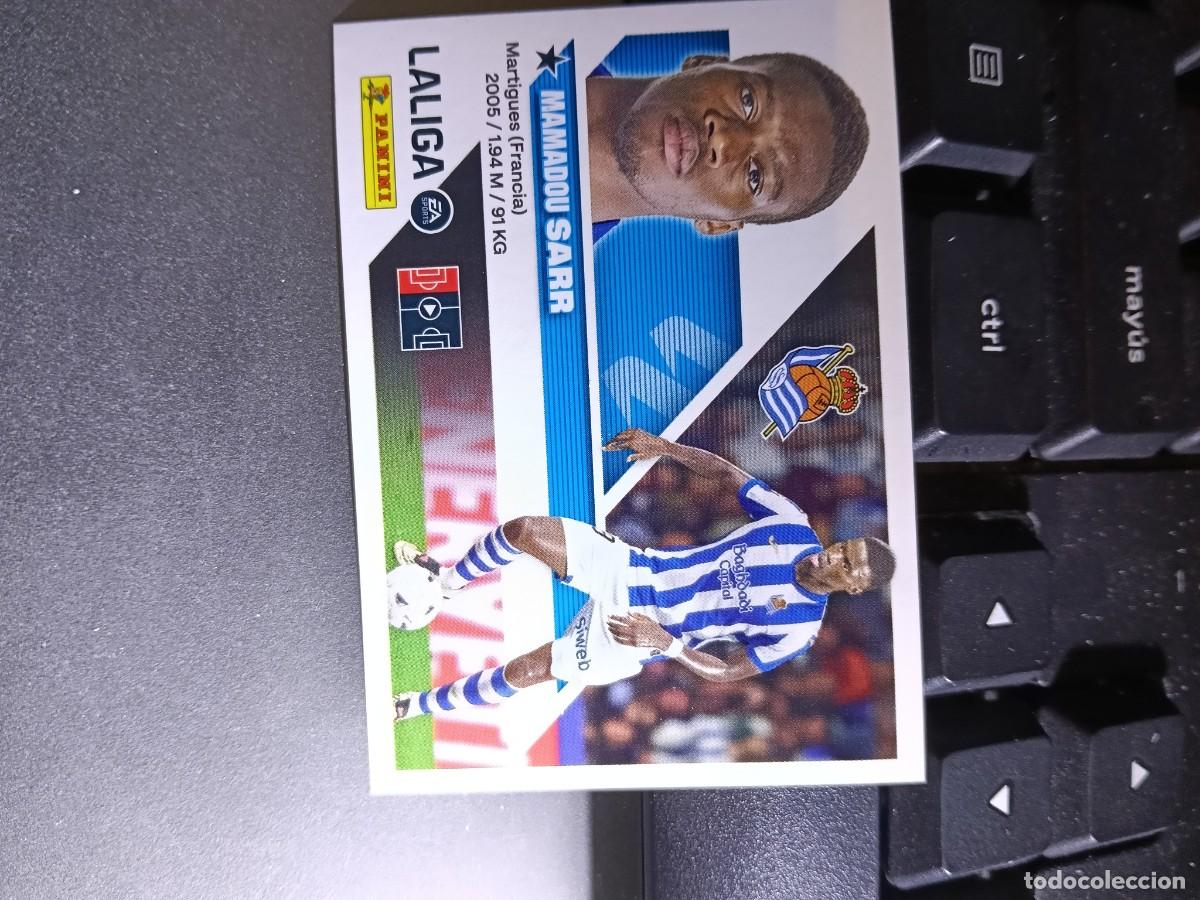 Coleccionismo cromos antiguos: CROMO SARR 43 FICHAJE 43 &Uacute;LTIMOS FICHAJES 43 REAL SOCIEDAD LIGA 2026 2027 26 27 ESTE PANINI NUNCA PE