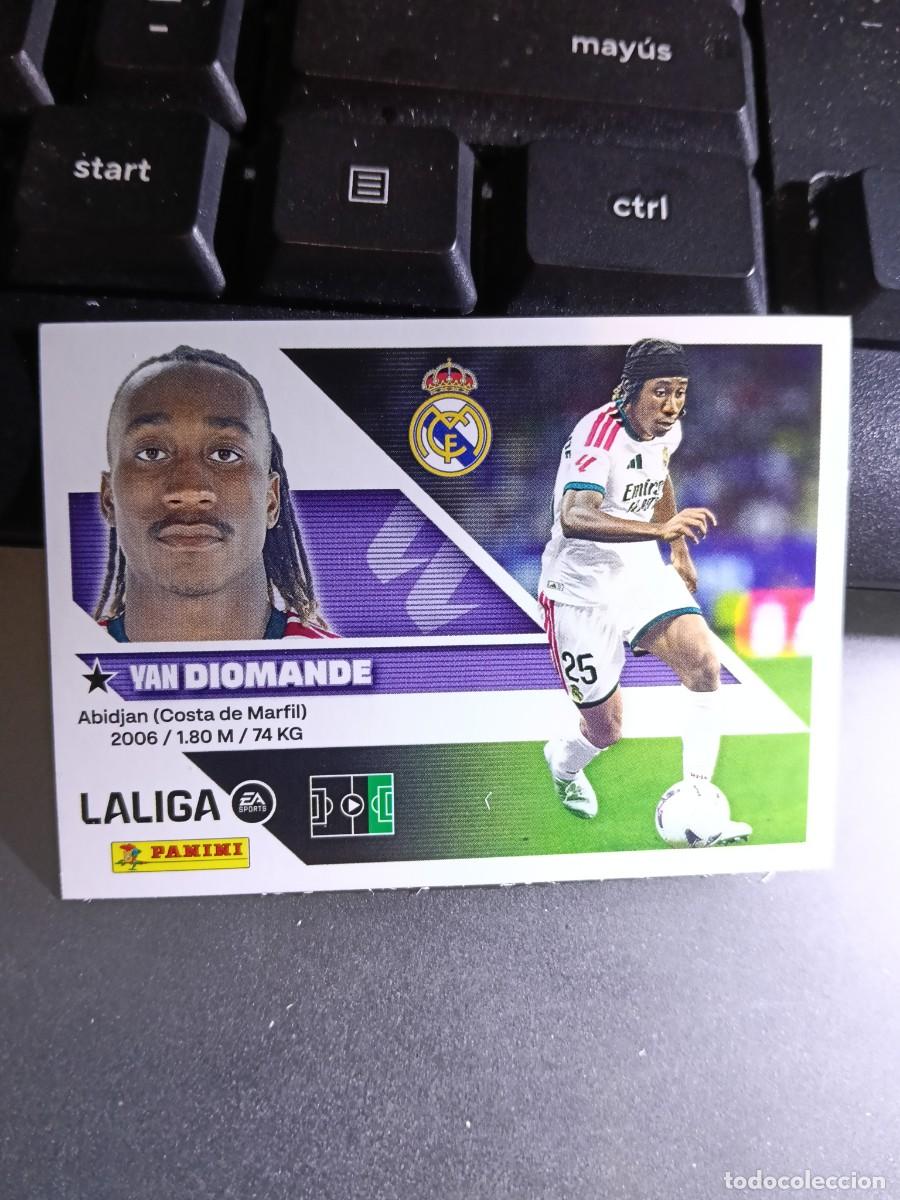 Coleccionismo cromos antiguos: CROMO DIOMANDE 39 FICHAJE 39 &Uacute;LTIMOS FICHAJES 39 REAL MADRID LIGA 2026 2027 26 27 ESTE PANINI NUNCA