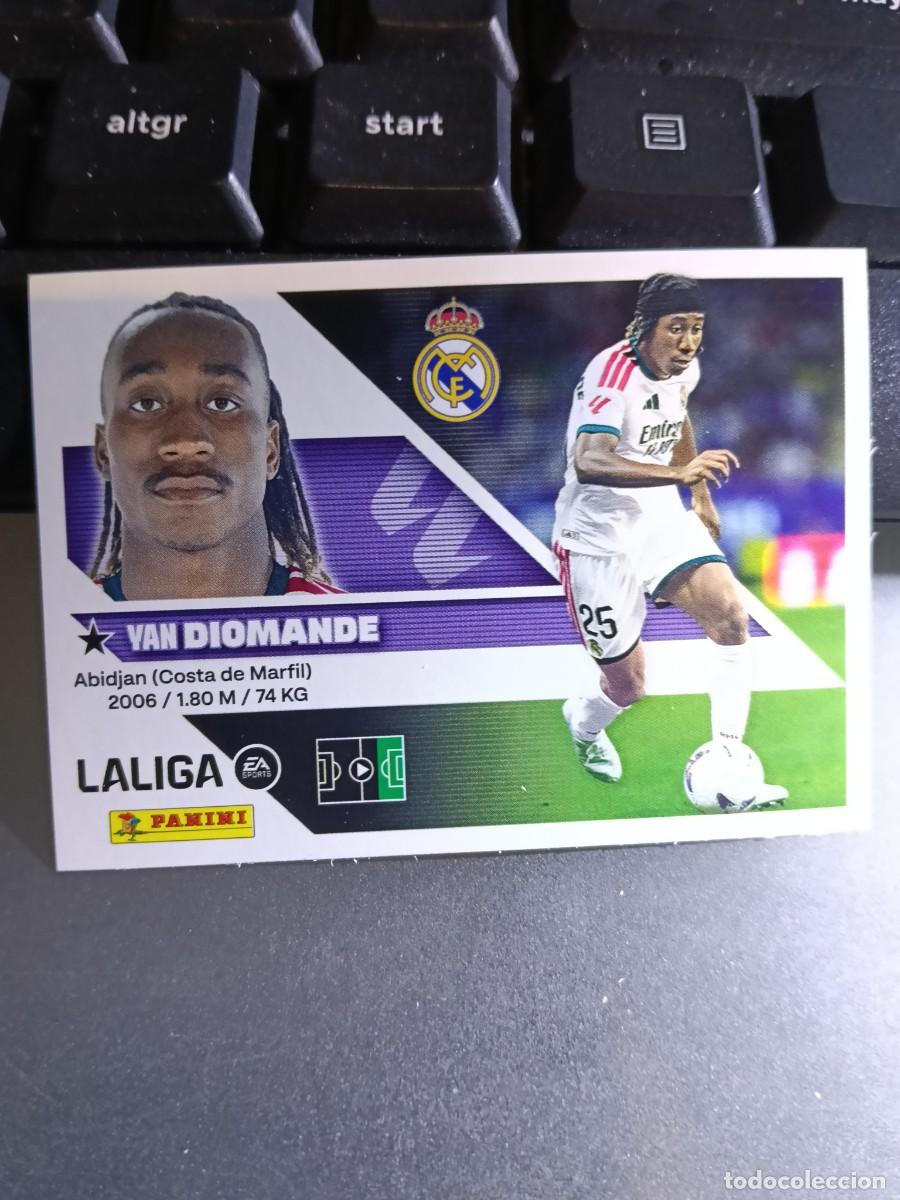 Coleccionismo cromos antiguos: CROMO DIOMANDE 39 FICHAJE 39 &Uacute;LTIMOS FICHAJES 39 REAL MADRID LIGA 2026 2027 26 27 ESTE PANINI NUNCA