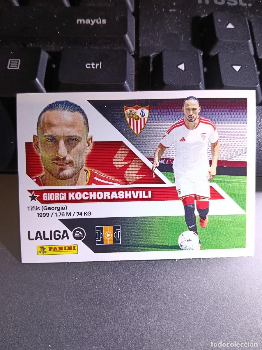 Coleccionismo cromos antiguos: CROMO KOCHORASHVILI 36 FICHAJE 36 &Uacute;LTIMOS FICHAJES 36 SEVILLA LIGA 2026 2027 26 27 ESTE PANINI NUNC