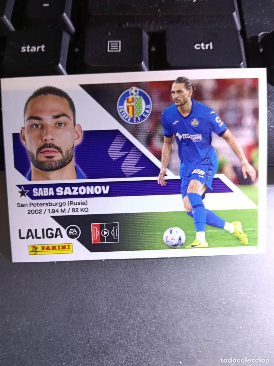 Coleccionismo cromos antiguos: CROMO SAZONOV 31 FICHAJE 31 &Uacute;LTIMOS FICHAJES 31 GETAFE LIGA 2026 2027 26 27 ESTE PANINI NUNCA PEGADO