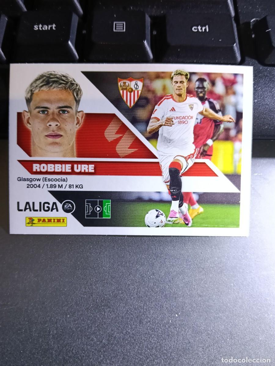 Collectionnisme Cartes &agrave; collectionner anciennes: CROMO ROBBIE URE 25 FICHAJE 25 &Uacute;LTIMOS FICHAJES 25 SEVILLA LIGA 2026 2027 26 27 ESTE PANINI NUNCA PE