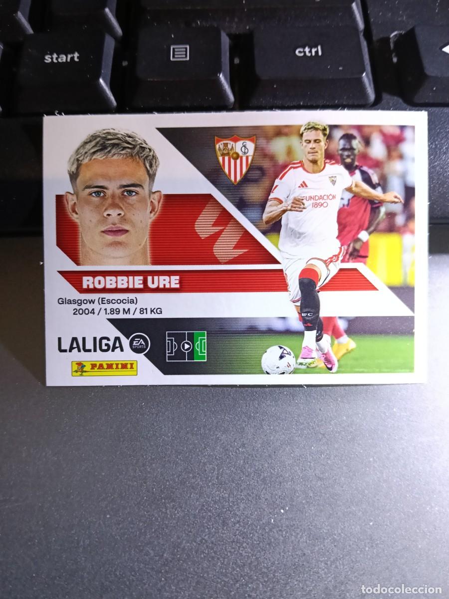 Collectionnisme Cartes &agrave; collectionner anciennes: CROMO ROBBIE URE 25 FICHAJE 25 &Uacute;LTIMOS FICHAJES 25 SEVILLA LIGA 2026 2027 26 27 ESTE PANINI NUNCA PE