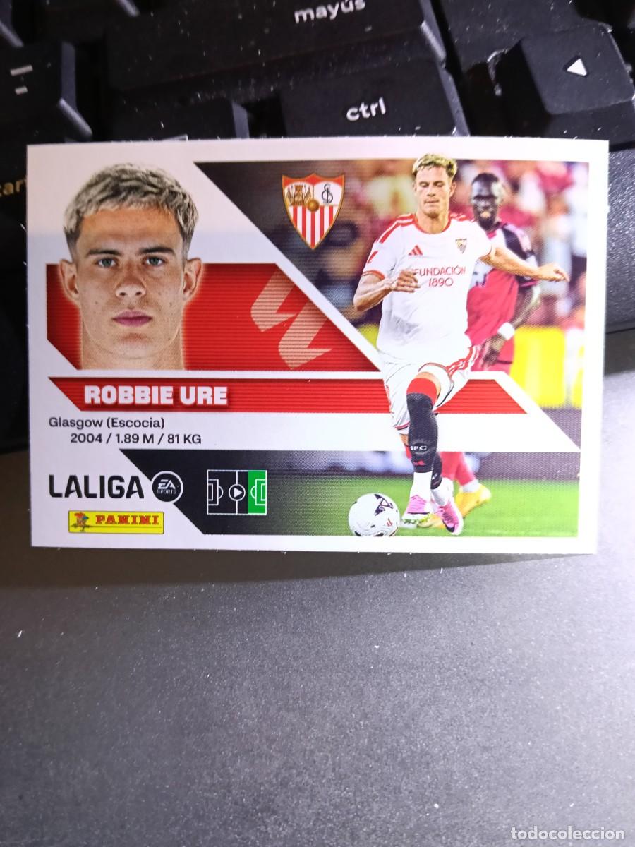 Coleccionismo cromos antiguos: CROMO ROBBIE URE 25 FICHAJE 25 &Uacute;LTIMOS FICHAJES 25 SEVILLA LIGA 2026 2027 26 27 ESTE PANINI NUNCA PE