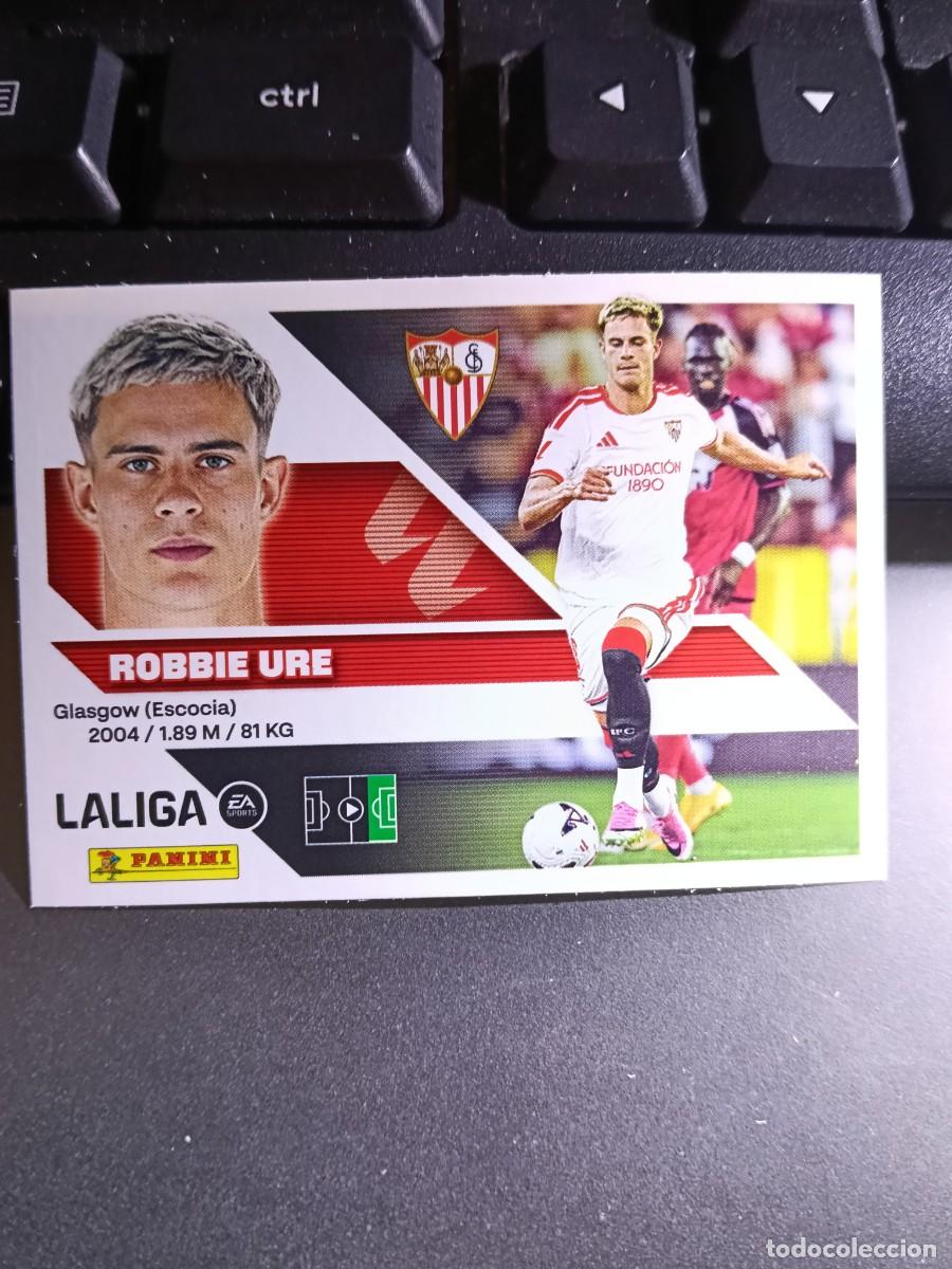 Coleccionismo cromos antiguos: CROMO ROBBIE URE 25 FICHAJE 25 &Uacute;LTIMOS FICHAJES 25 SEVILLA LIGA 2026 2027 26 27 ESTE PANINI NUNCA PE