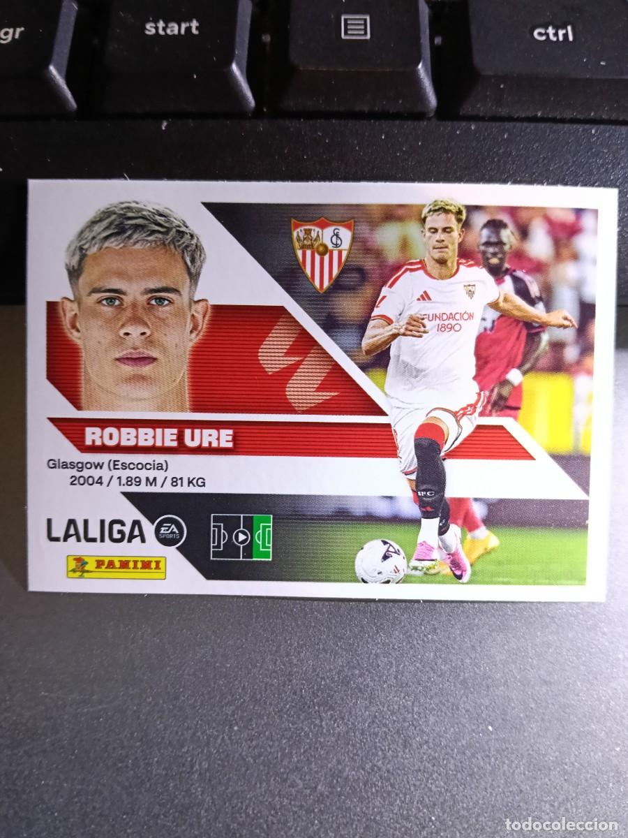 Coleccionismo cromos antiguos: CROMO ROBBIE URE 25 FICHAJE 25 &Uacute;LTIMOS FICHAJES 25 SEVILLA LIGA 2026 2027 26 27 ESTE PANINI NUNCA PE