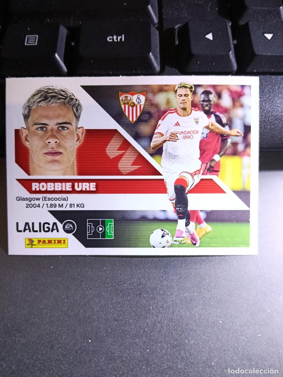 Coleccionismo cromos antiguos: CROMO ROBBIE URE 25 FICHAJE 25 &Uacute;LTIMOS FICHAJES 25 SEVILLA LIGA 2026 2027 26 27 ESTE PANINI NUNCA PE